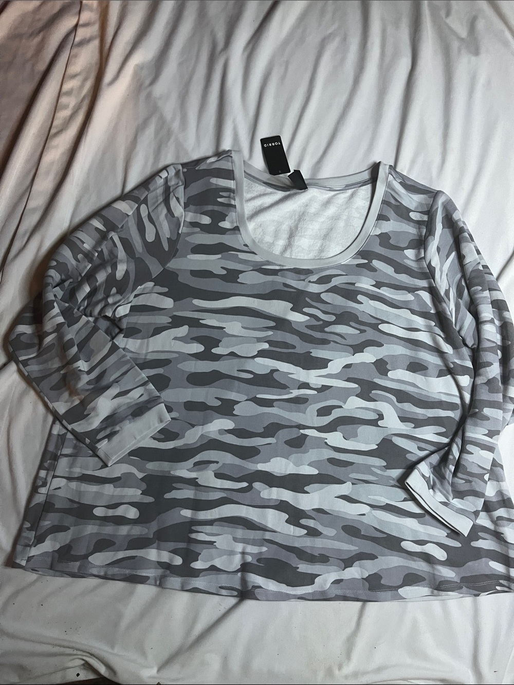 NWT Torrid 4 Camo Print Sleep Top